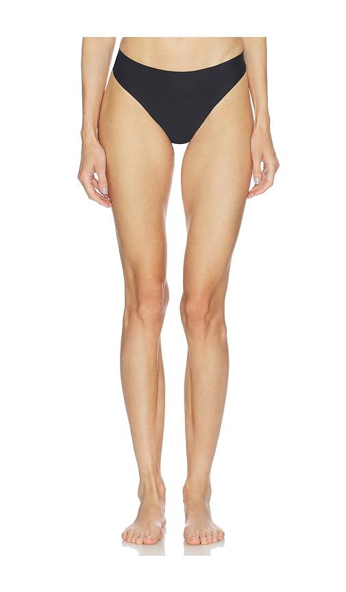 knix ultrathin lp thong in black.