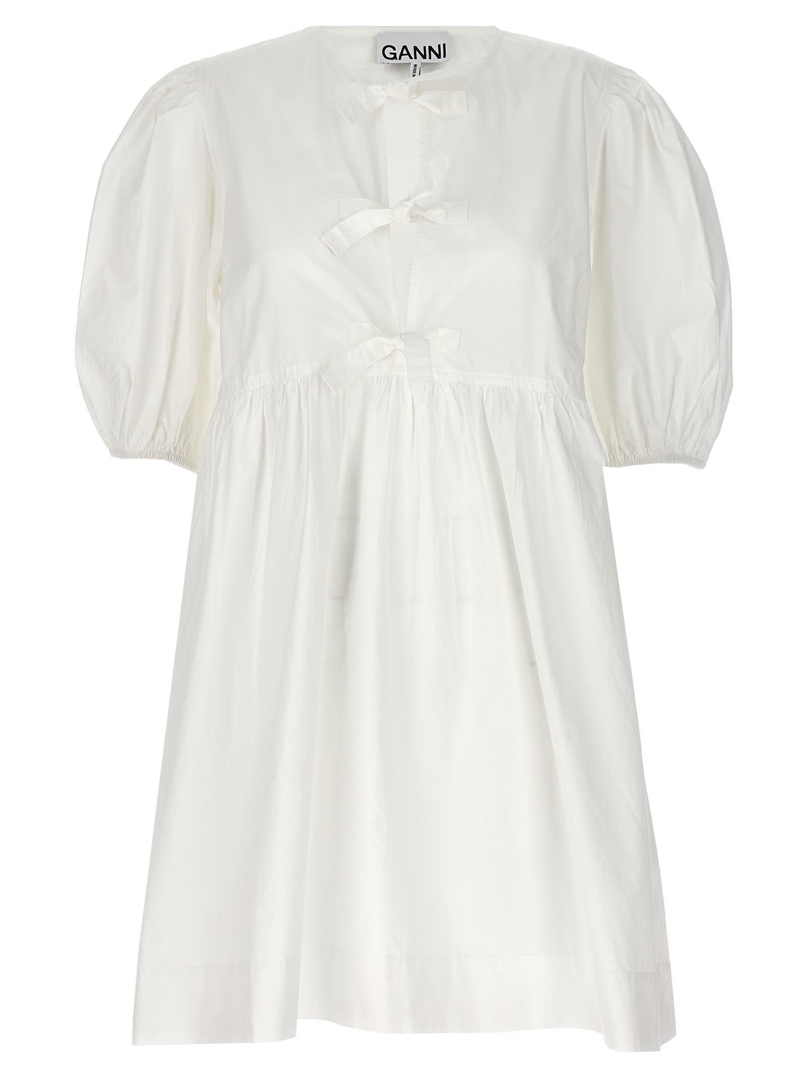 knot poplin dress