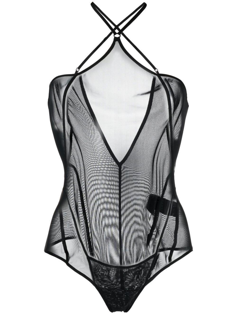 knwls halter neck bodysuit