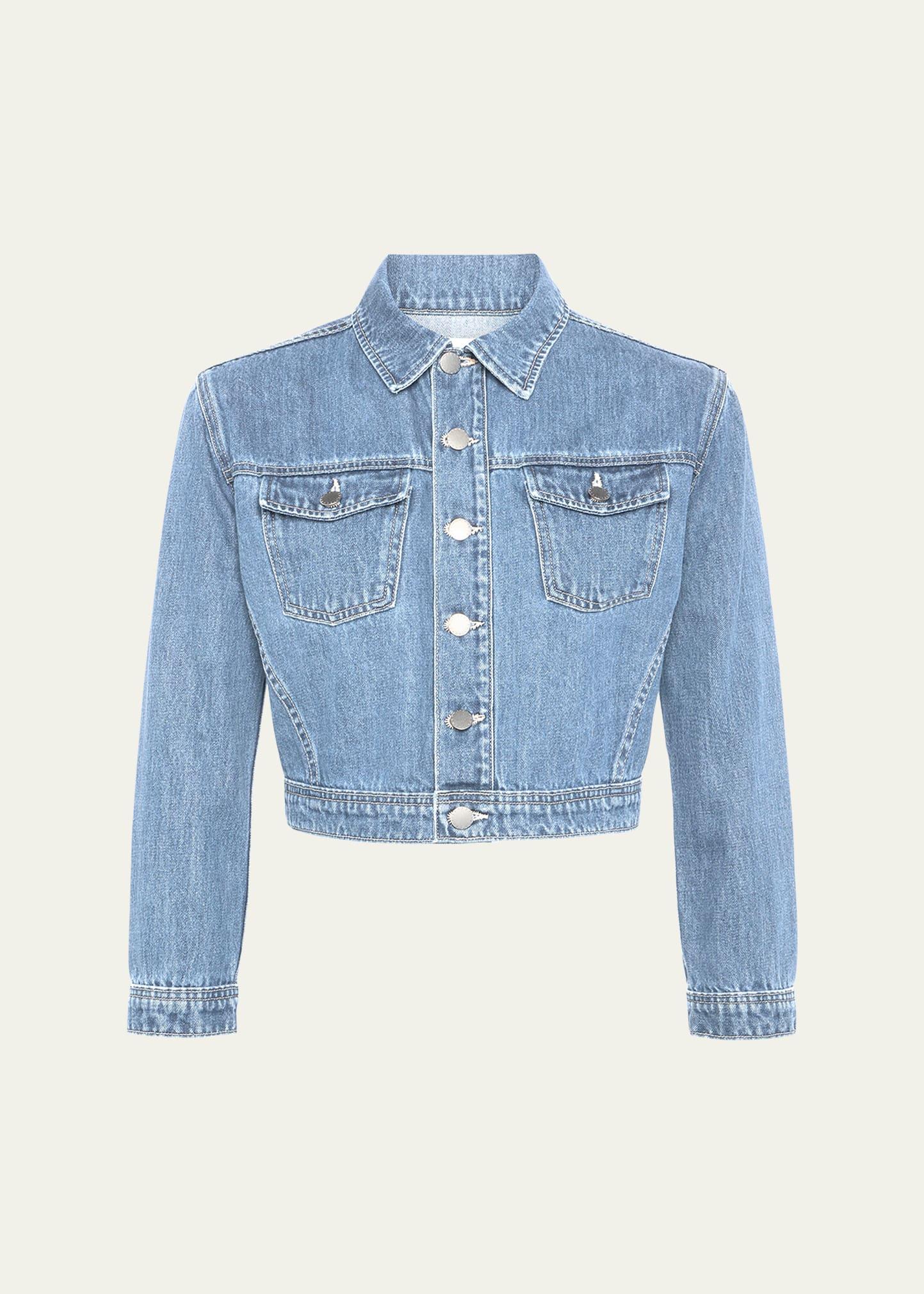 koda cropped denim jacket