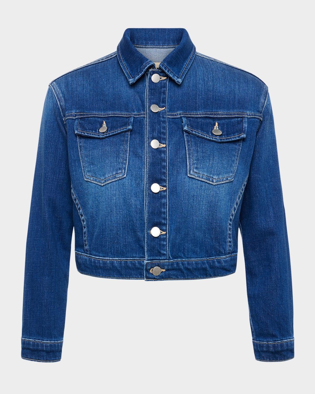 koda cropped denim jacket