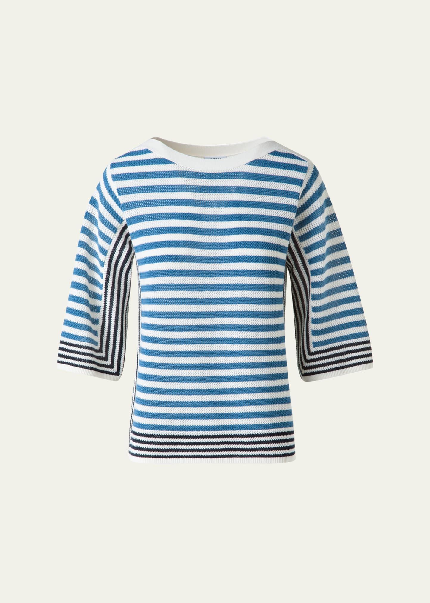 kodak stripe merino wool sweater