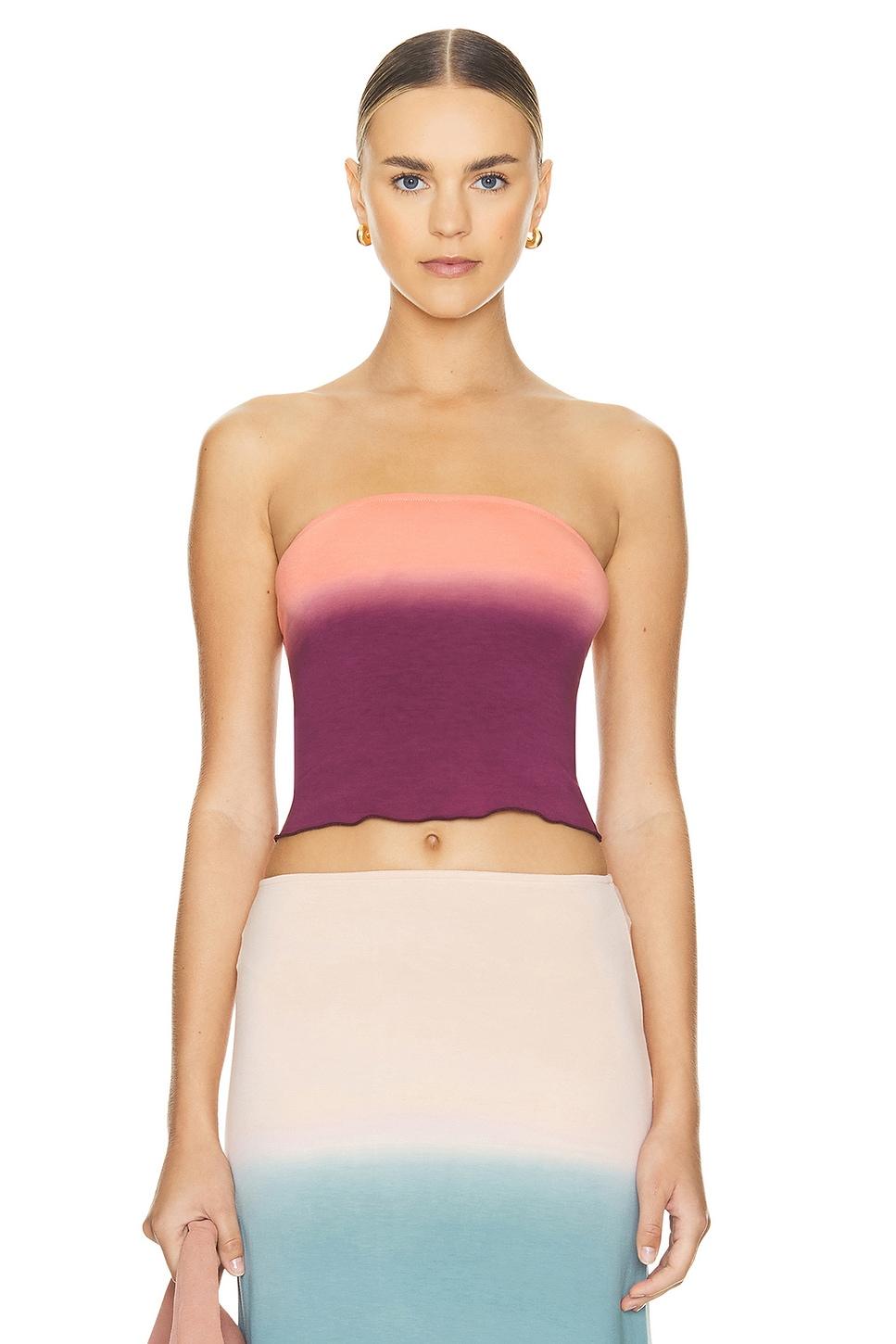 kosho hand-painted tube top