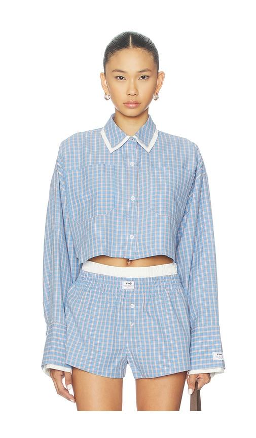 ksubi balter shirt in blue.