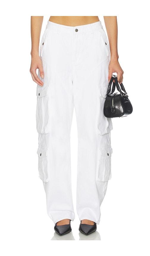ksubi cargo barrel in white.
