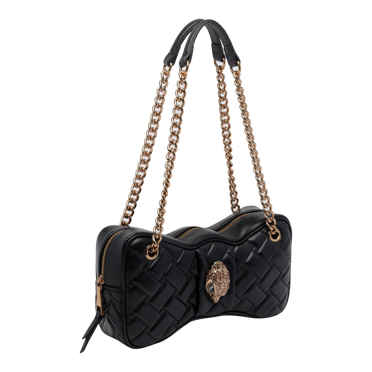 kurt geiger bags black calf leather - women