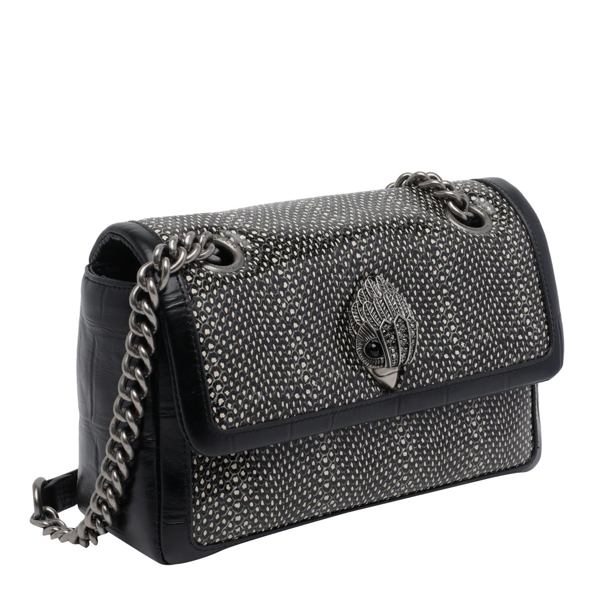 kurt geiger bags black calf leather - women