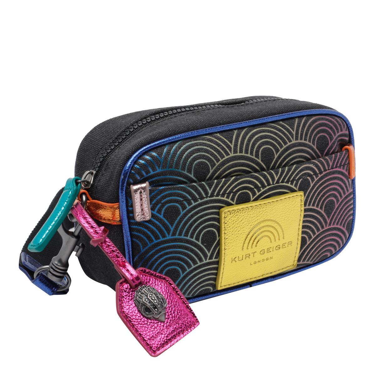 kurt geiger bags black cotton - women