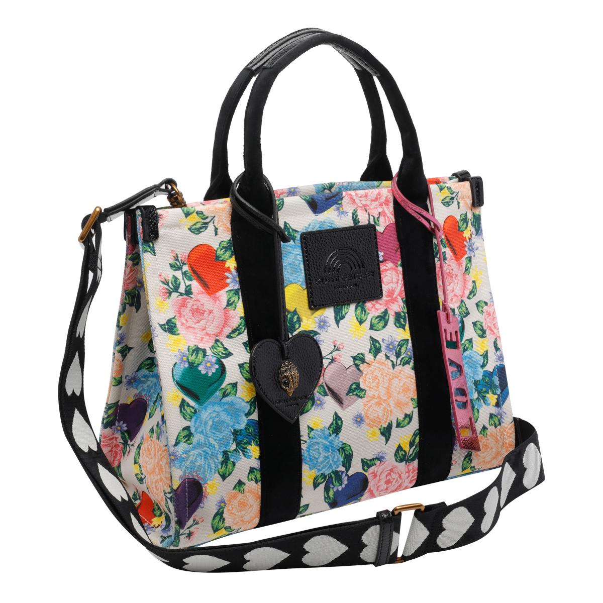 kurt geiger bags black cotton - women