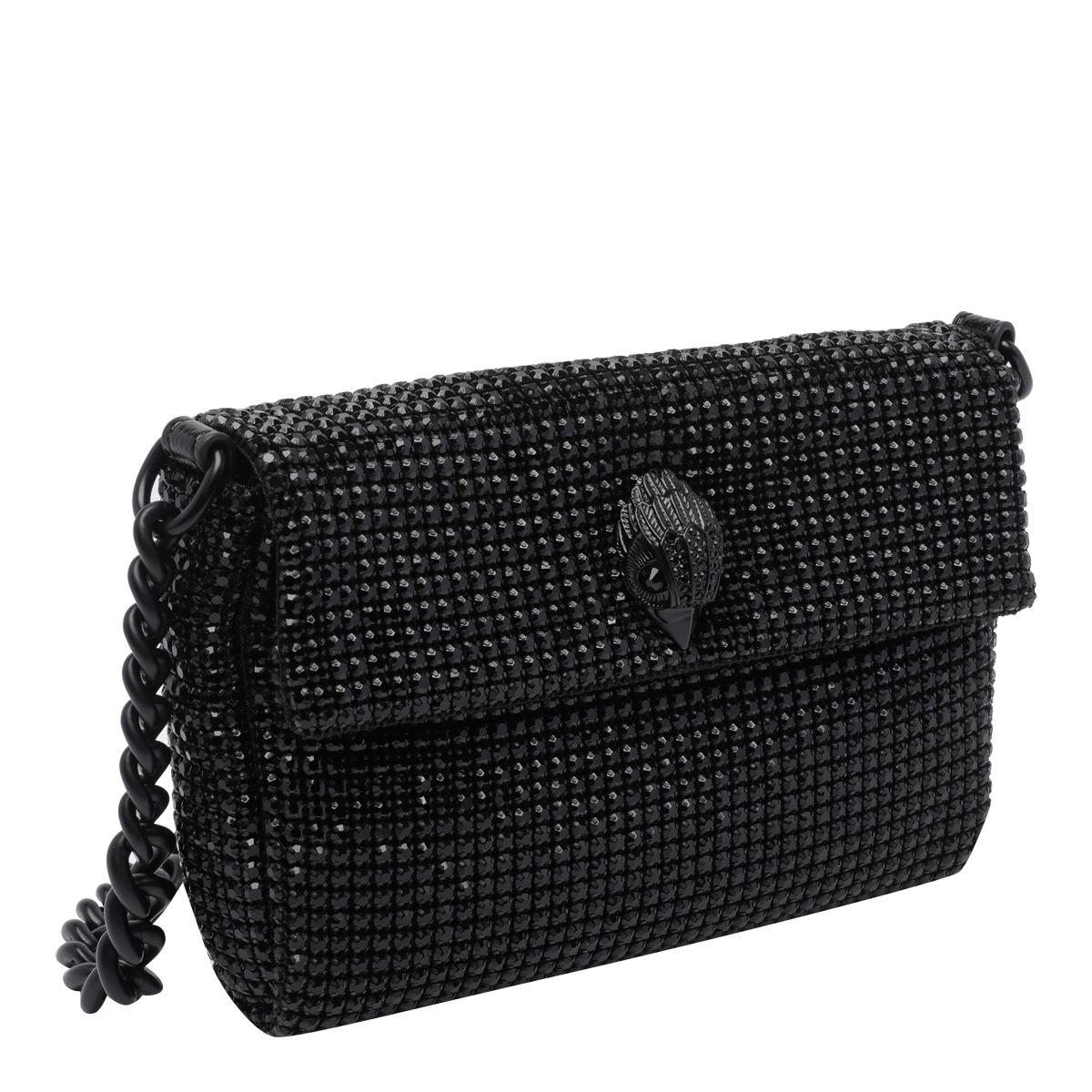 kurt geiger bags black crystal glass polyurethane - women