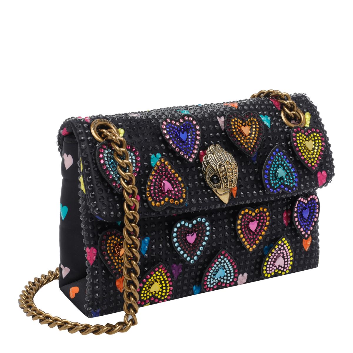 kurt geiger bags black polyester crystal glass - women