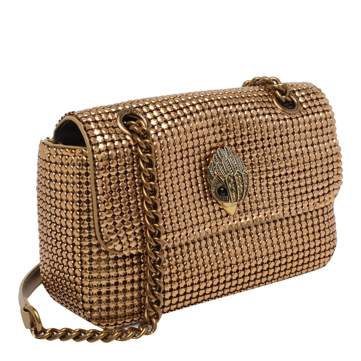 kurt geiger bags golden metal - women