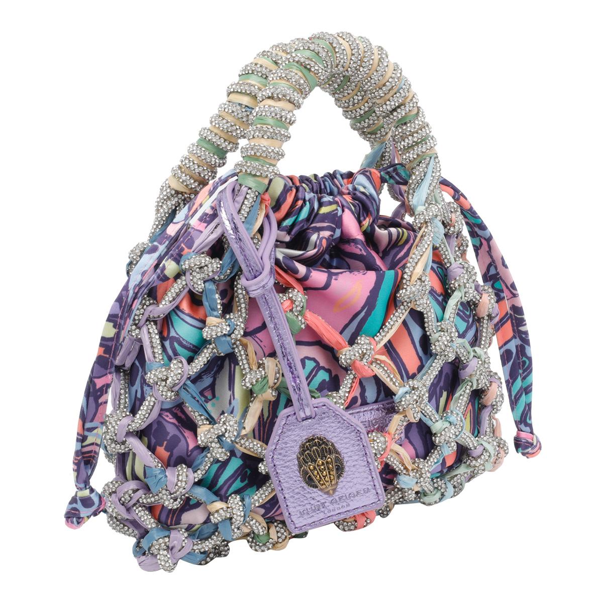 kurt geiger bags lilac glass resin polypropylen - women