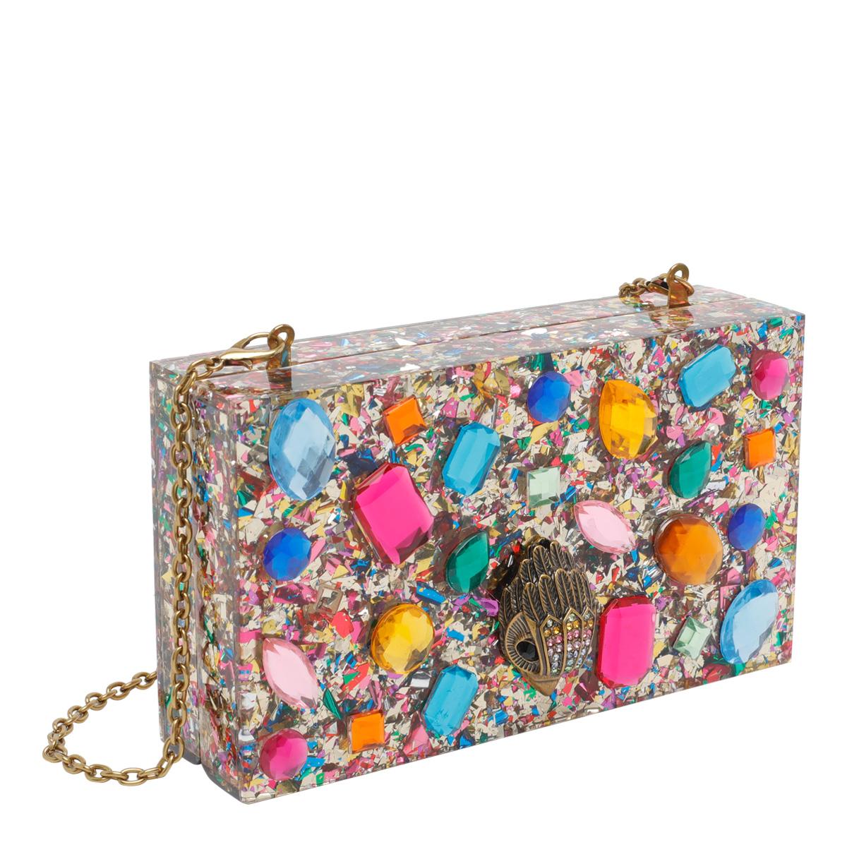 kurt geiger bags multicolour acrylic metal - women