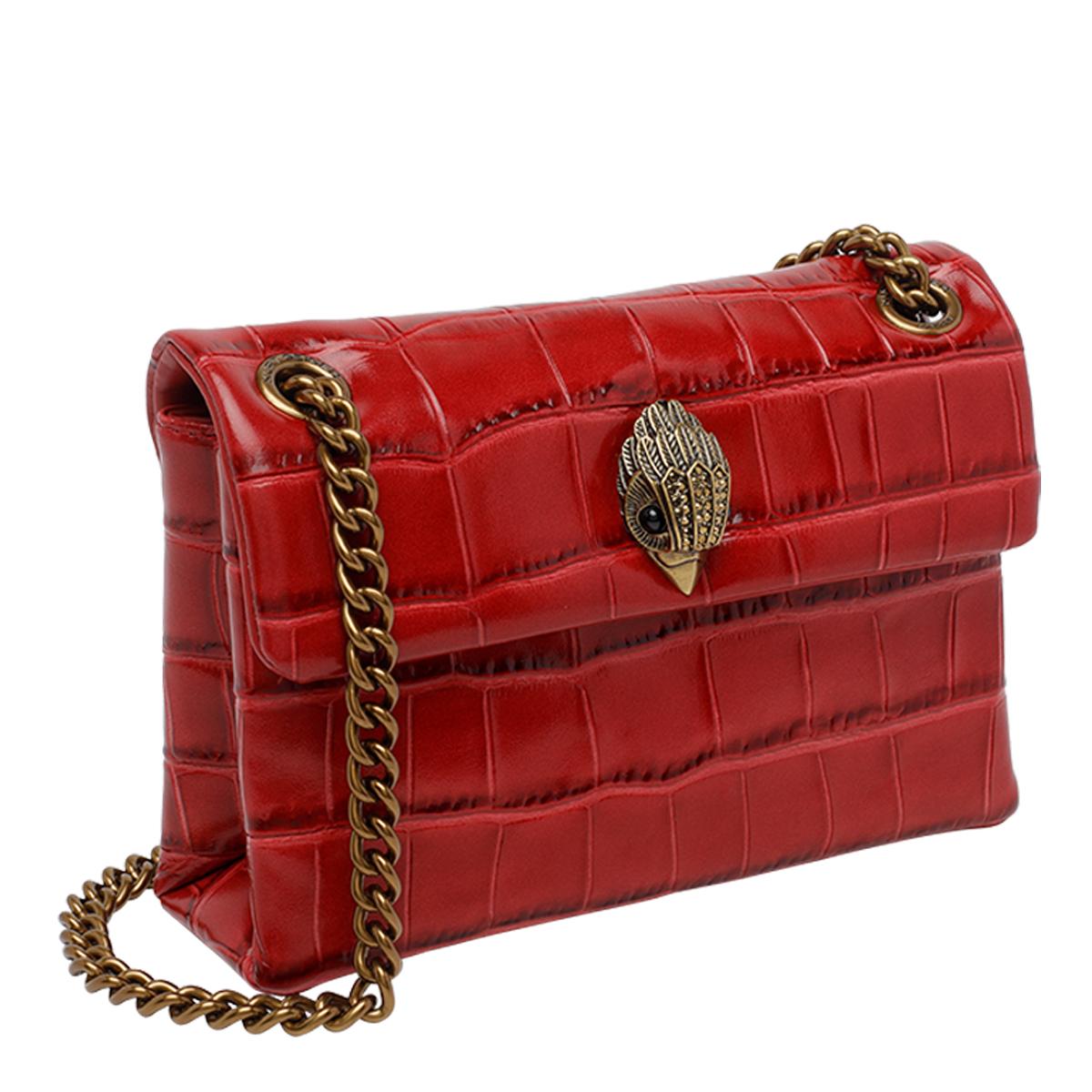 kurt geiger bags red calf leather - women