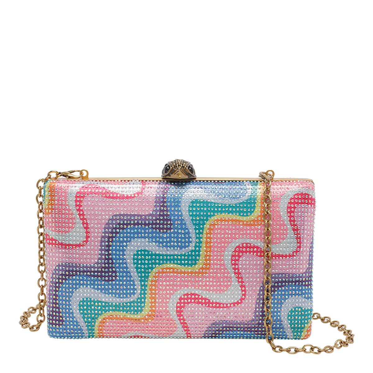 kurt geiger crystal kensington clutch