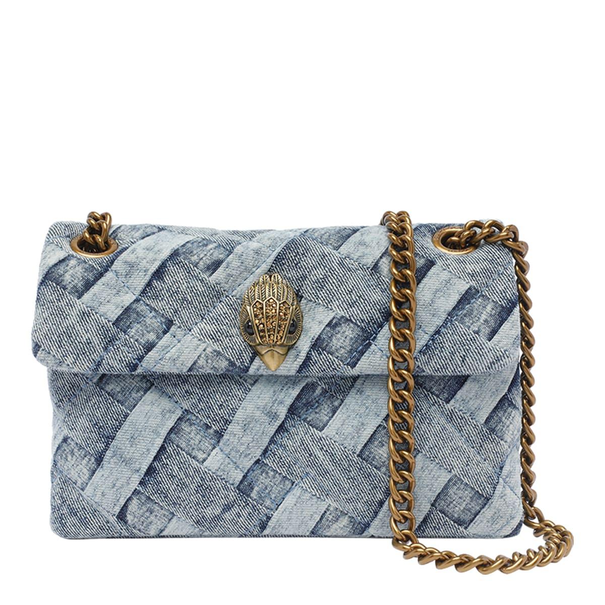 kurt geiger mini kensington denim crossbody bag