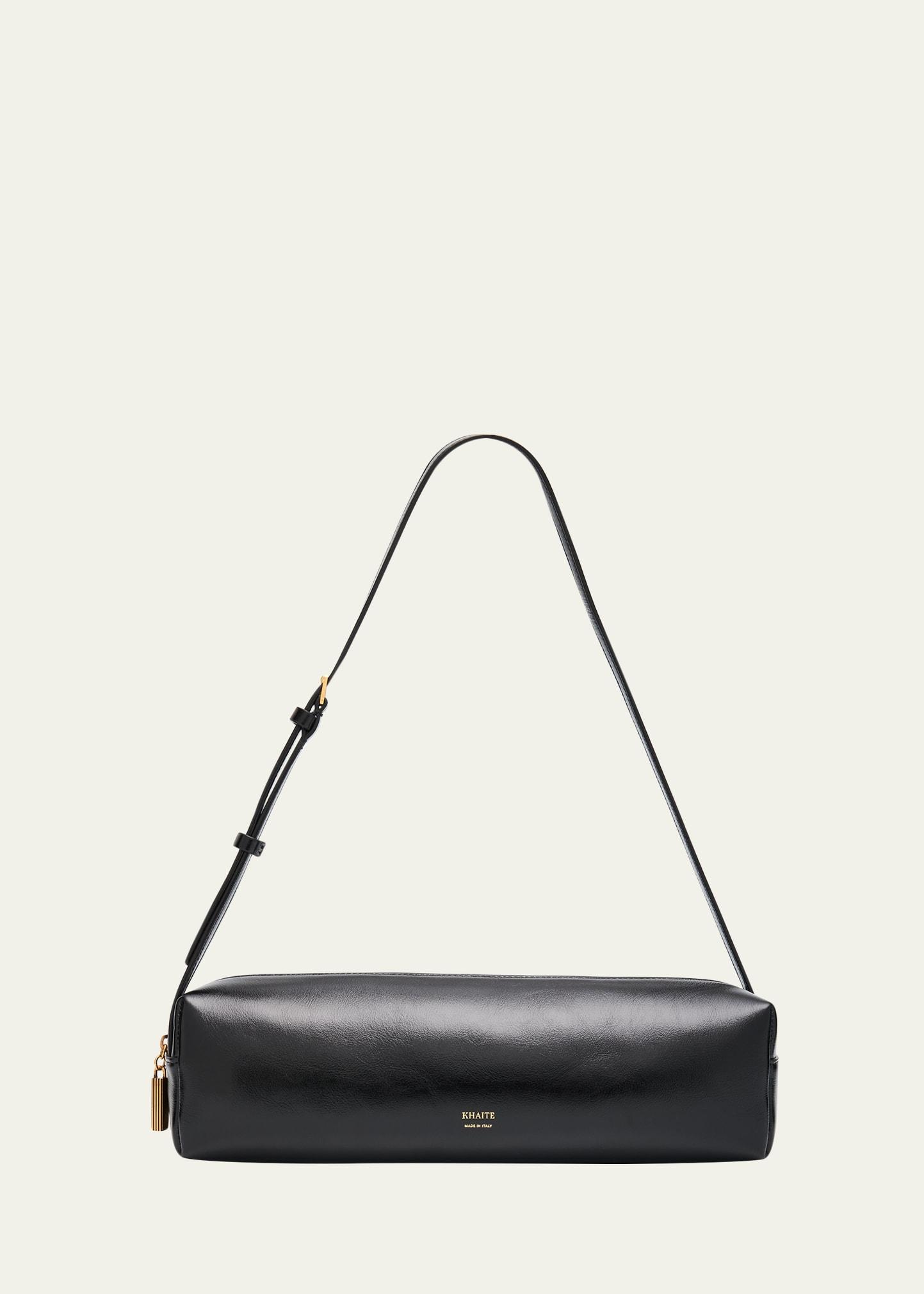 kye zip leather shoulder bag