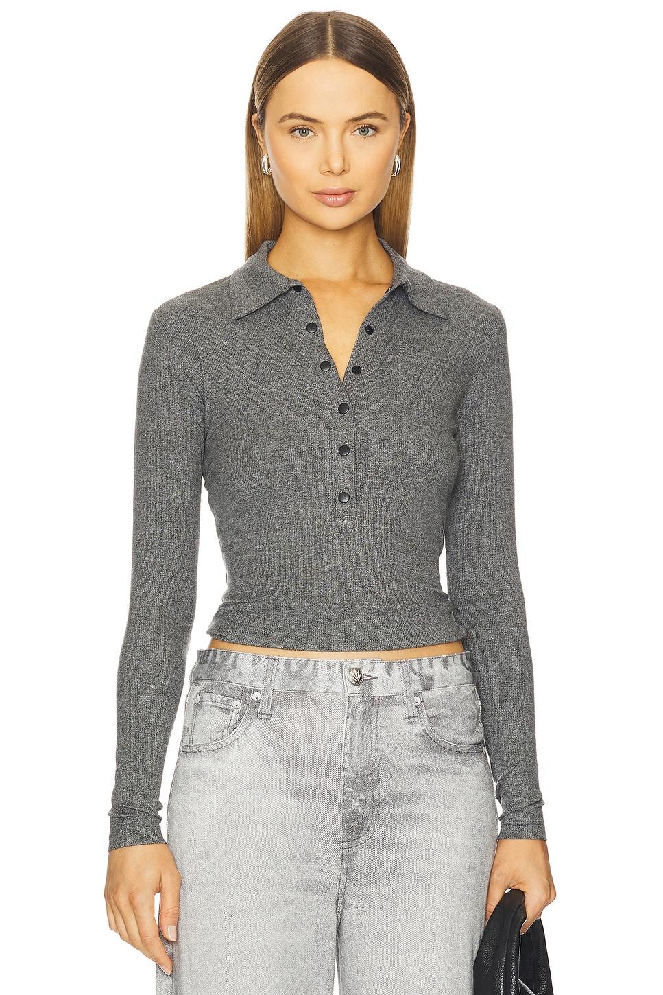 kylee snap long sleeve top