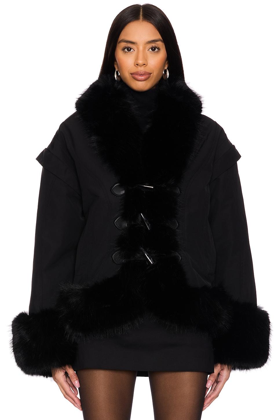 kyoto faux fur bomber jacket