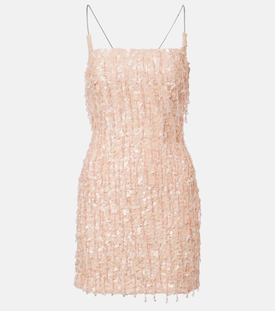 là fuori fairy glen sequined minidress