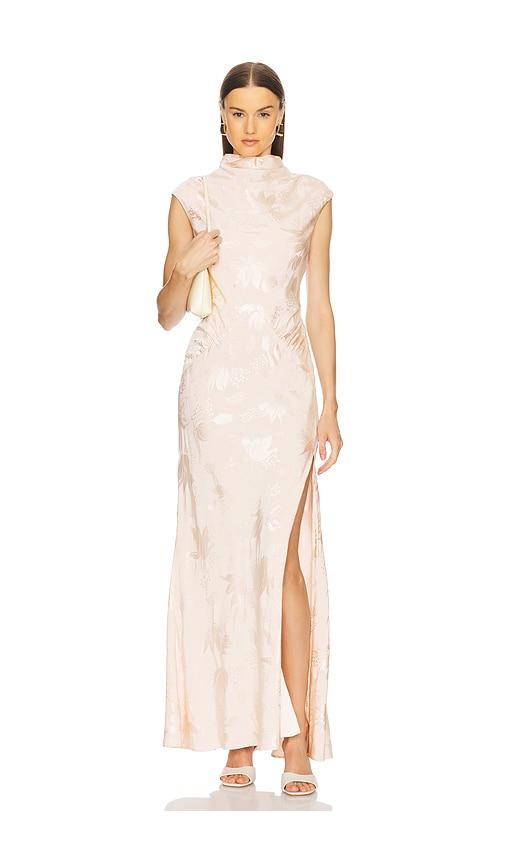 l'academie avalon maxi dress in blush.