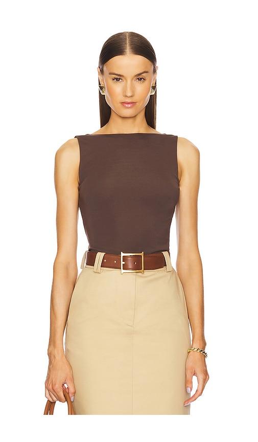 l'academie by marianna cyra top in chocolate.