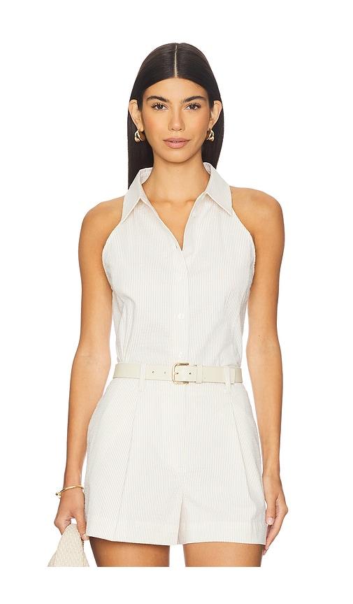 l'academie by marianna emi top in beige.