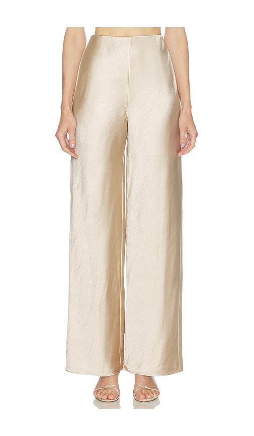 l'academie by marianna etienne pant in metallic neutral.