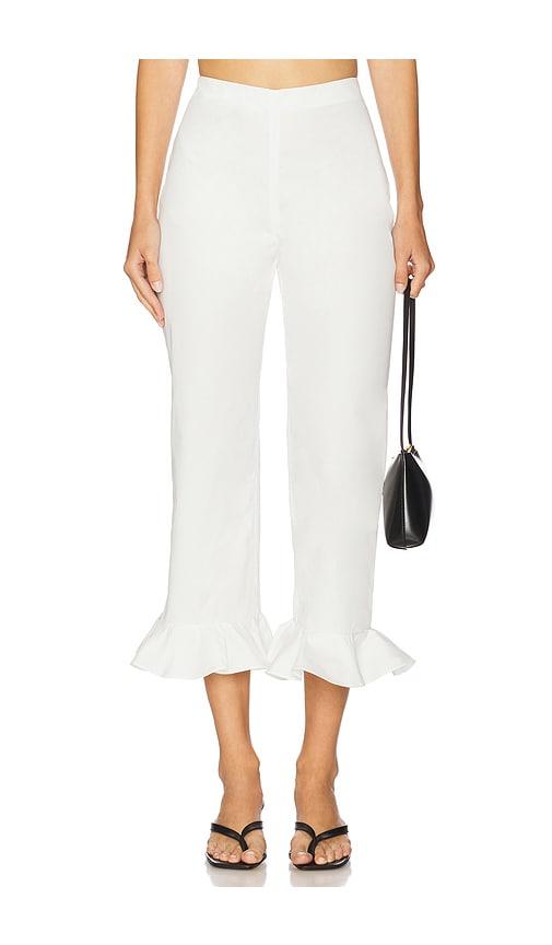 l'academie by marianna idella pant in white.