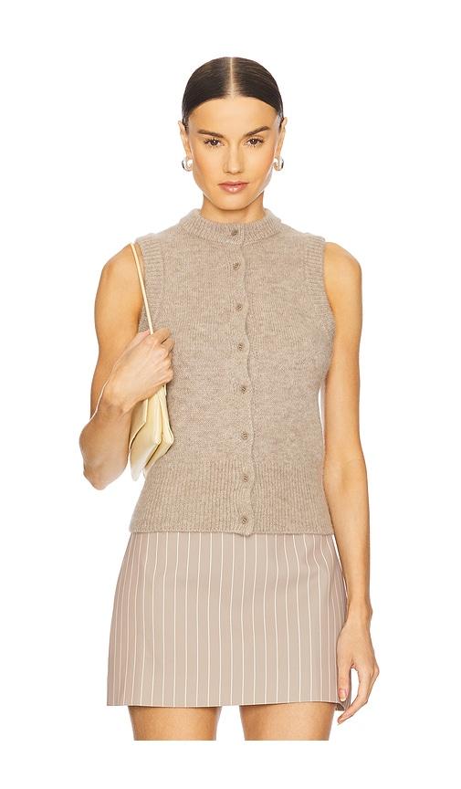 l'academie by marianna krysten sweater in taupe.