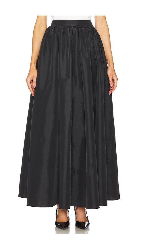 l'academie by marianna raelyn maxi skirt in black.