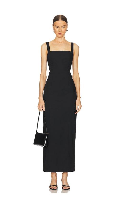 l'academie by marianna renia maxi dress in black.