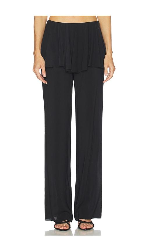l'academie by marianna teshi pant in black.