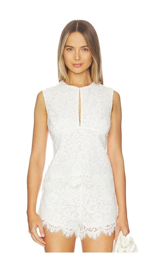 l'academie by marianna tobi top in white.
