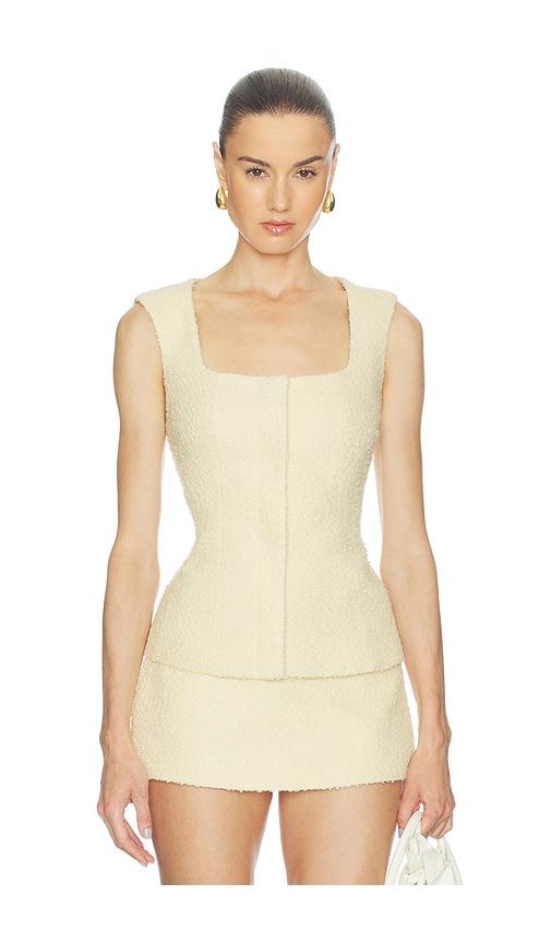 l'academie ingrid top in lemon.