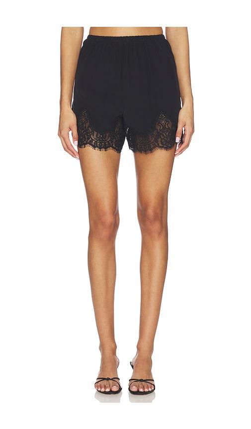 l'academie lilah short in black.
