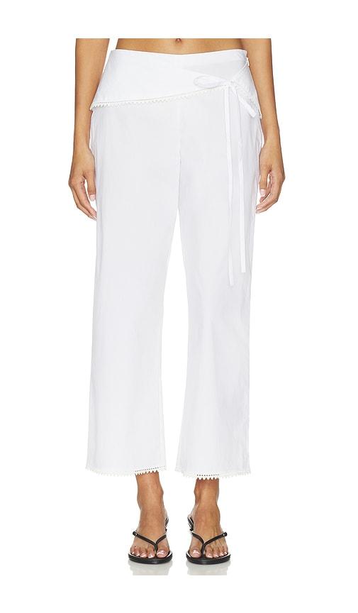 l'academie marithe pant in white.