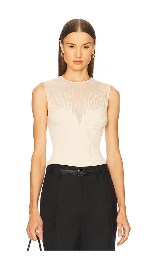 l'academie minette tank in beige.