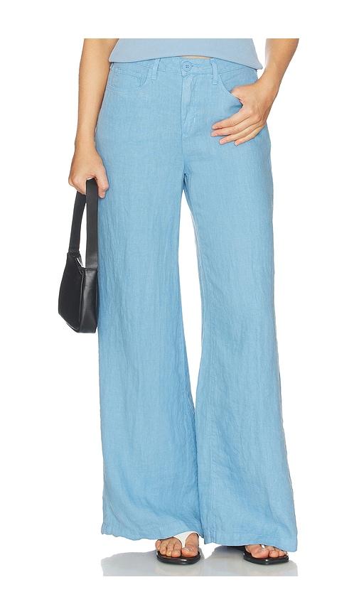 l'agence amara wide leg pant in blue.