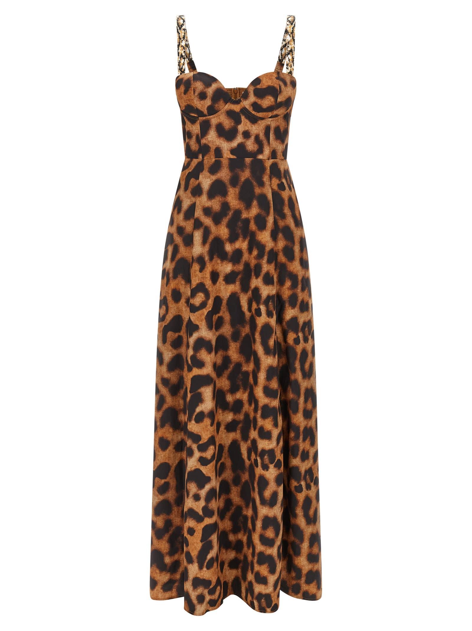 l'agence animal print dress