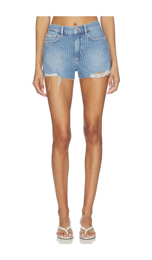 l'agence clark short in blue.