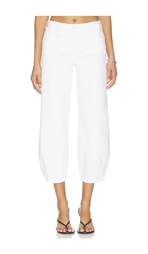 l'agence krista tapered leg pant in white.