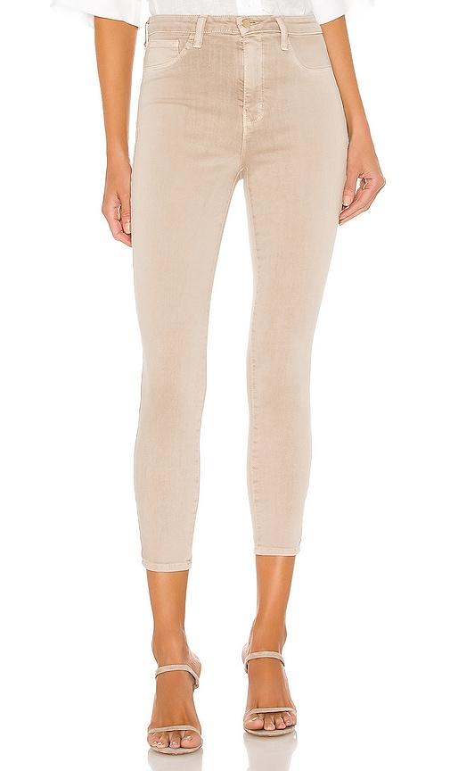 l'agence margot high rise skinny jeans in tan.