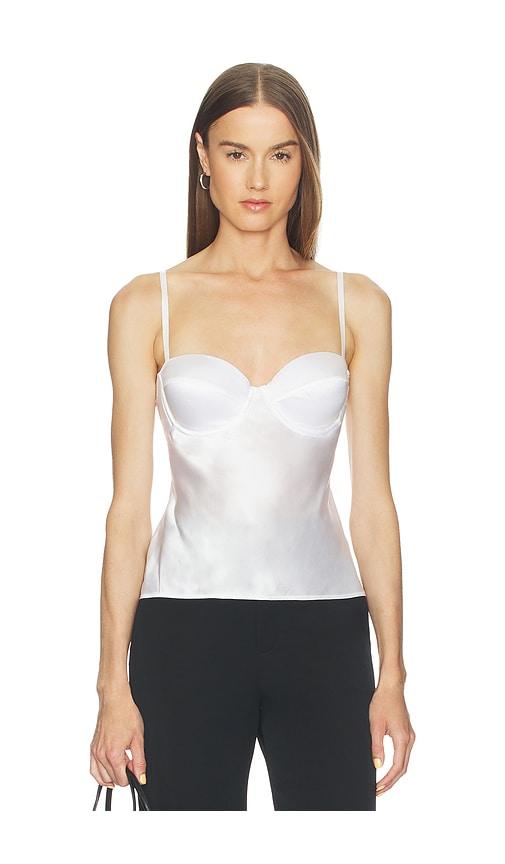 l'agence orlina camisole in white.