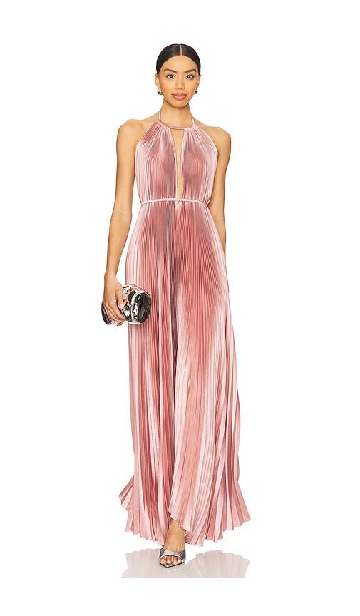 l'idee boheme gown in mauve.