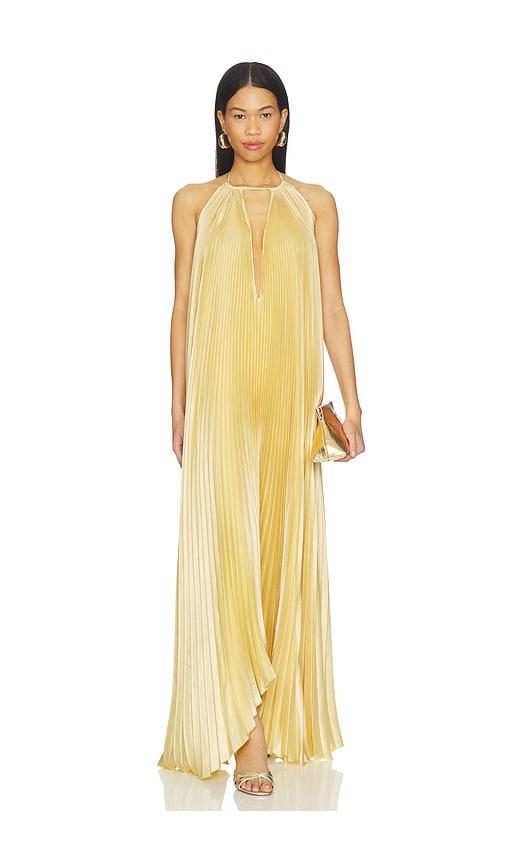 l'idee boheme gown in yellow.
