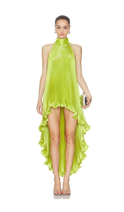 l'idee caribbean mini dress in green.