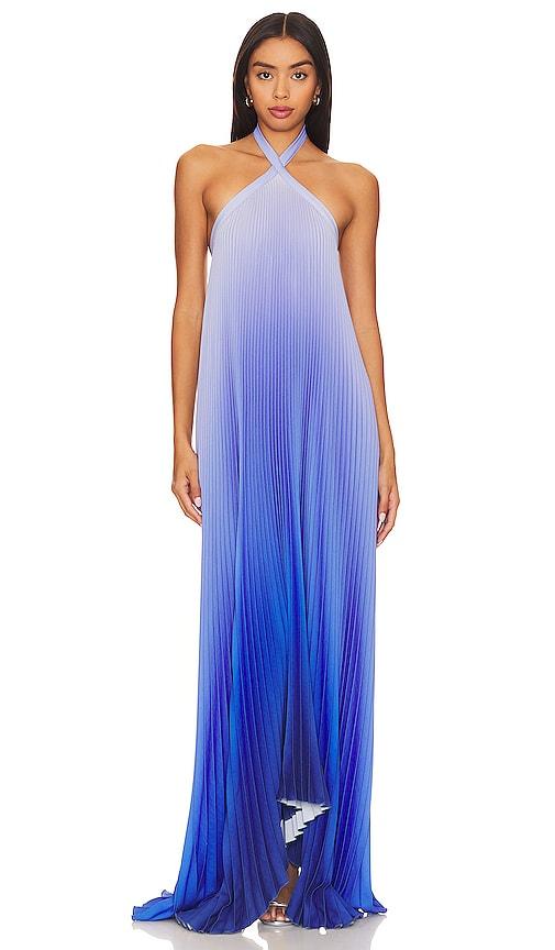 l'idee deesse gown in blue.