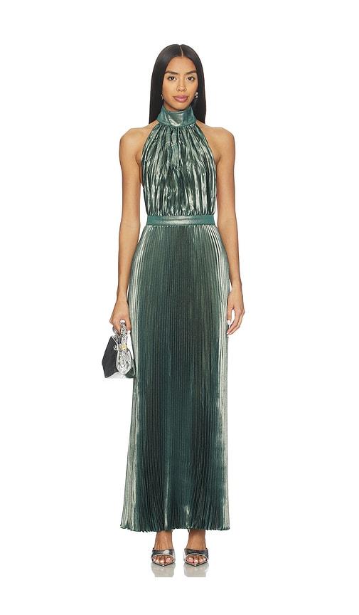 l'idee eden dress in green.